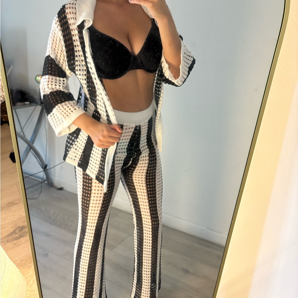 SHEIN Monochrome Knit Ensemble